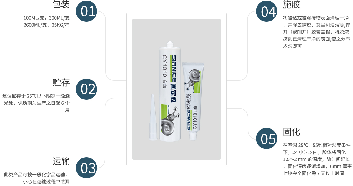 固定胶特种胶CY1010使用说明
